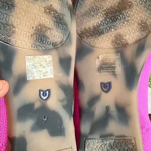 ROTHY’s POINT DRAGON FRUIT FLATS EUC $88 PRICE FIRM SIZE 9 - Picture 10 of 13